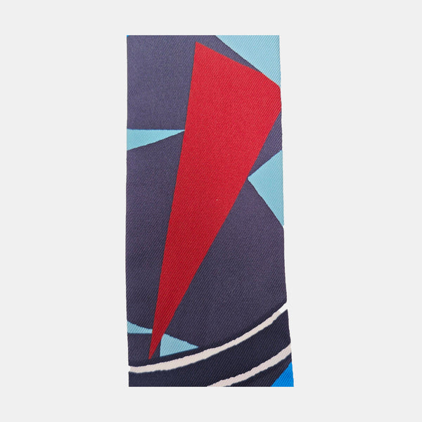 Mulberry Silk Silk Scarf Blue