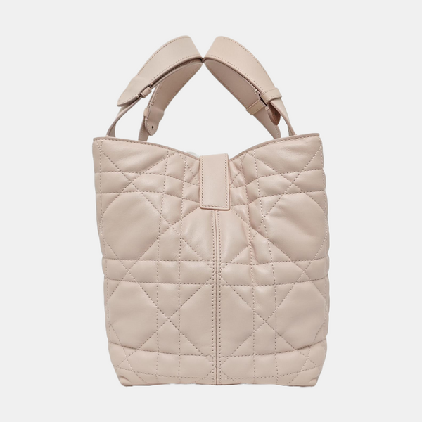 Toujours Medium Cannage Calfskin Pink