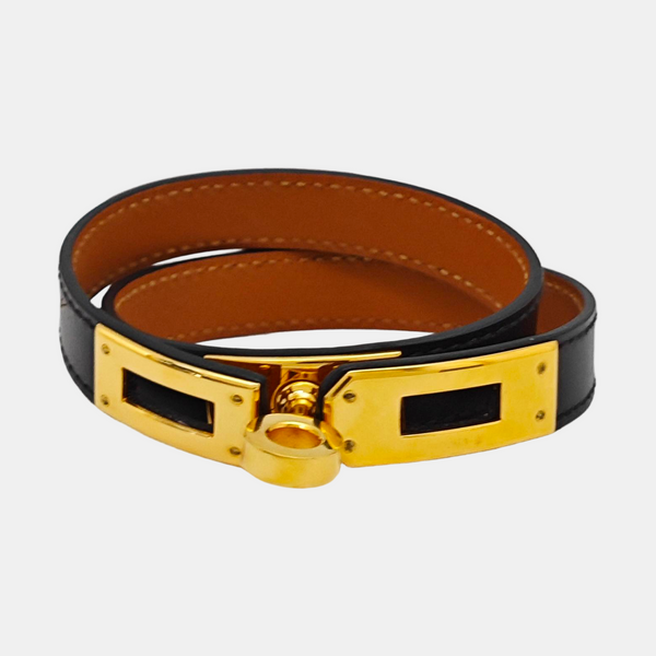 Kelly Metal Black Bangle