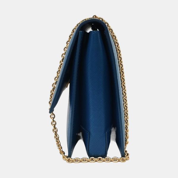 Ginny Calfskin Blue