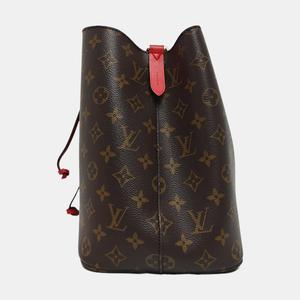 NÉONOÉ MM Monogram Coated Canvas Brown