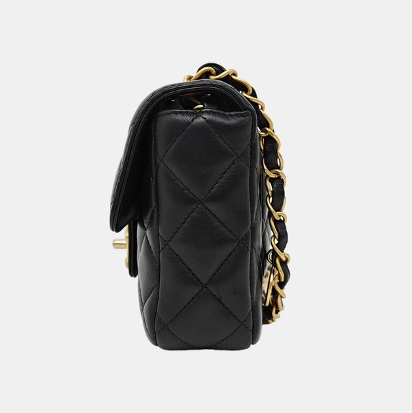 CLASSIC FLAP Mini Quilted Lambskin Black