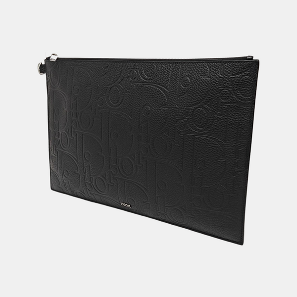 Calfskin Clutch Black