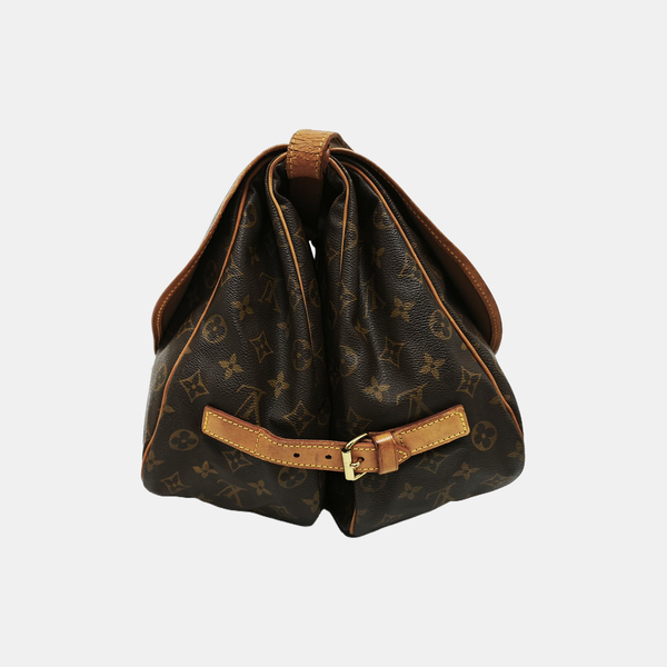 SAUMUR 35 Monogram Coated Canvas Brown