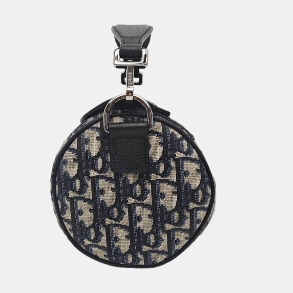 Saddle Mini Oblique Canvas Blue