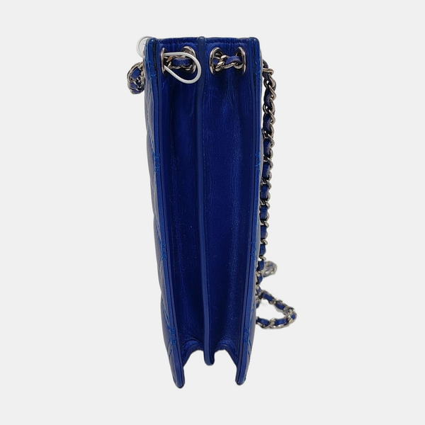Quilted Calfskin Blue