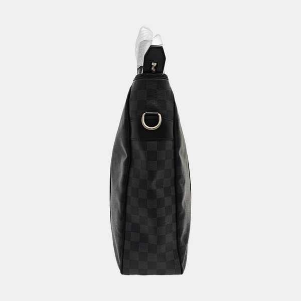 TADAO MM Damier Graphite Coated Canvas Gray
