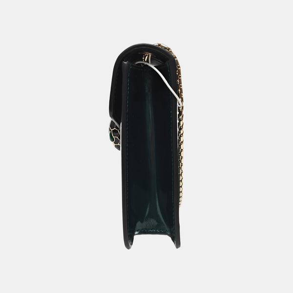 SERPENTI FOREVER Small Patent Leather Green