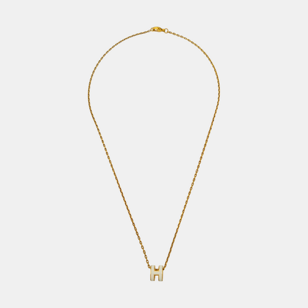 Pop H Metal Rose Gold Necklace
