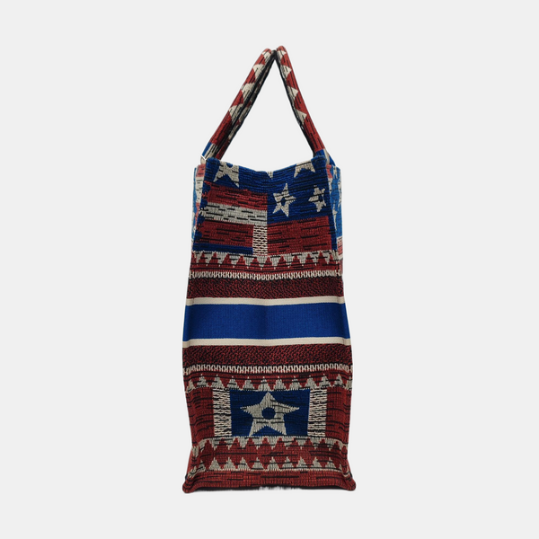 Authenticated pre-owned Book Tote Large Canvas Multicolor - Tote Bag at Looply