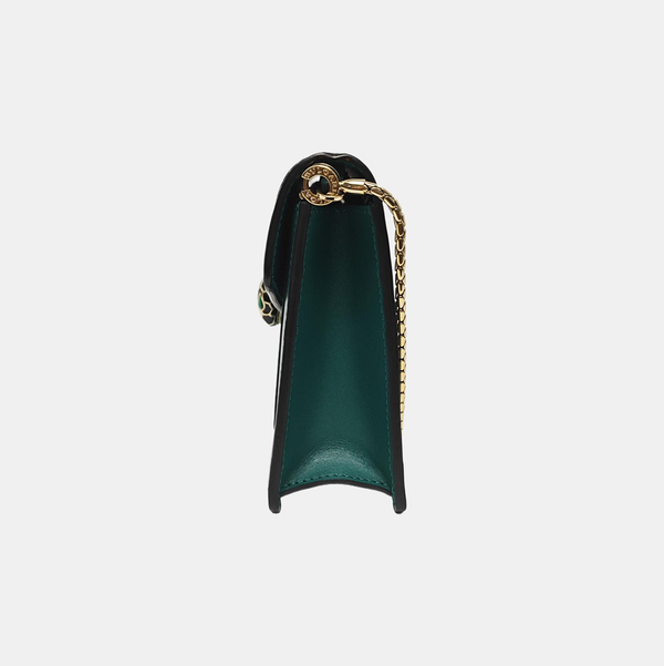 SERPENTI FOREVER Quilted Calfskin Green