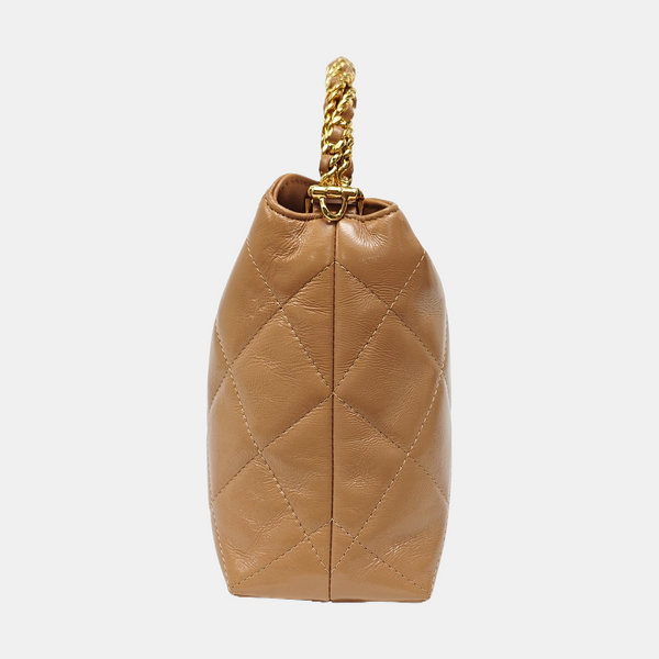 24B Quilted Calfskin Beige