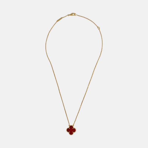 Vintage Alhambra 18k Gold Necklace
