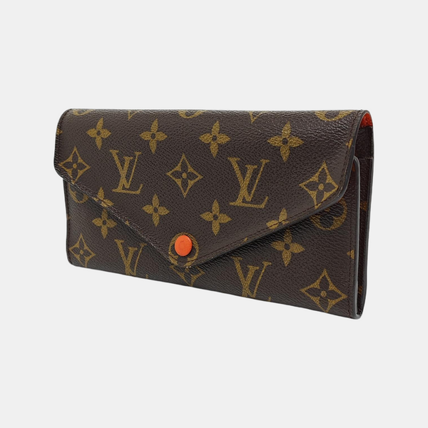 JOSÉPHINE Monogram Coated Canvas Brown Wallet