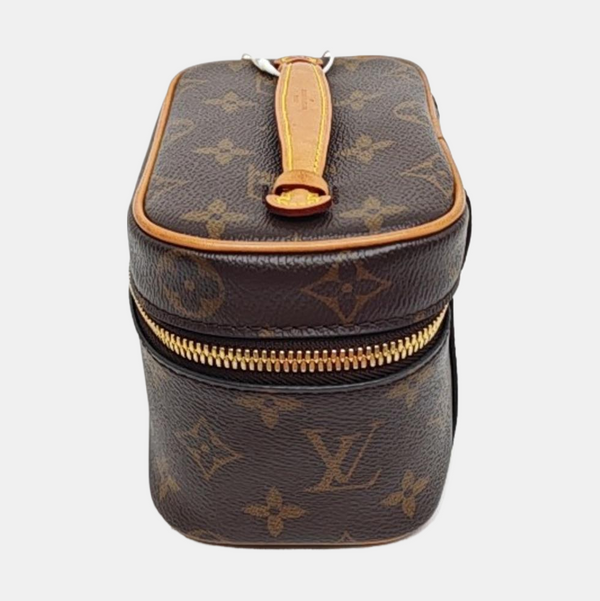 NICE Super Mini Monogram Coated Canvas Brown