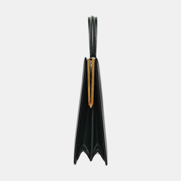 CLASP Medium Calfskin Green