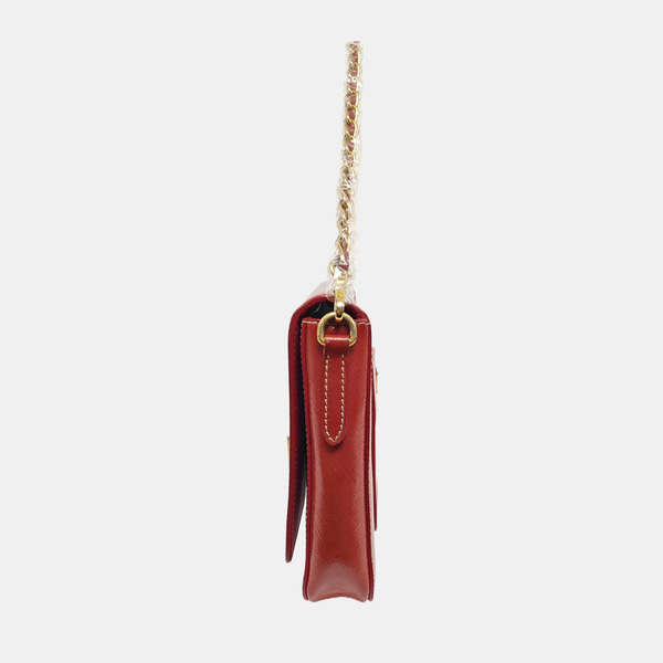 Saffiano Calfskin Red