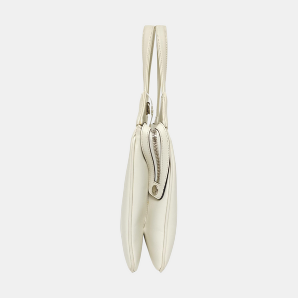 Calfskin Shoulder Bag White