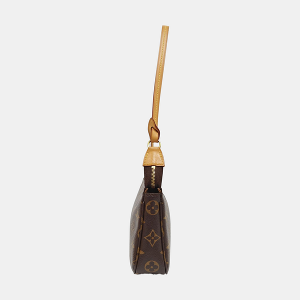 ACCESSOIRES GM Monogram Coated Canvas Brown