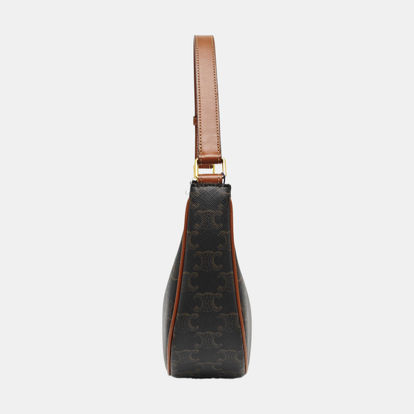 Authenticated pre-owned AVA Coated Canvas Brown - Top Handle Bag at Looply