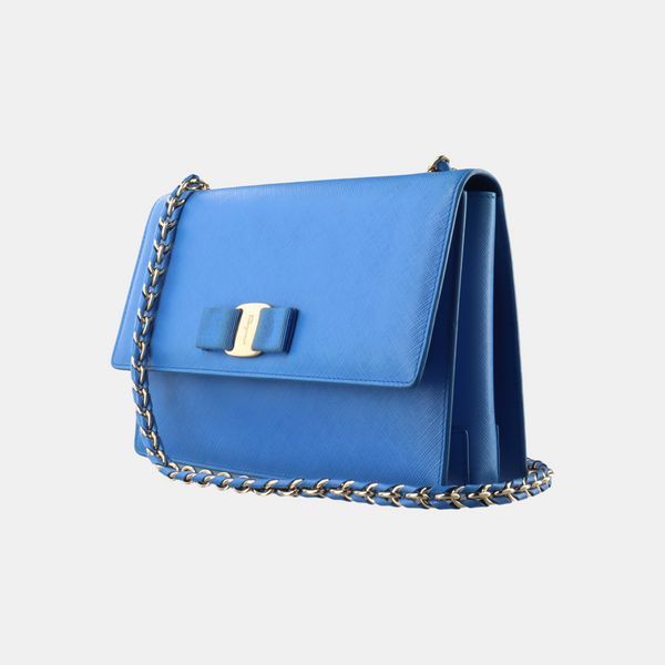 Ginny Calfskin Blue