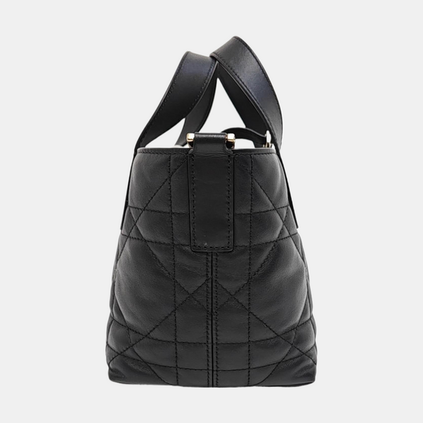 Toujours Nano Cannage Calfskin Black
