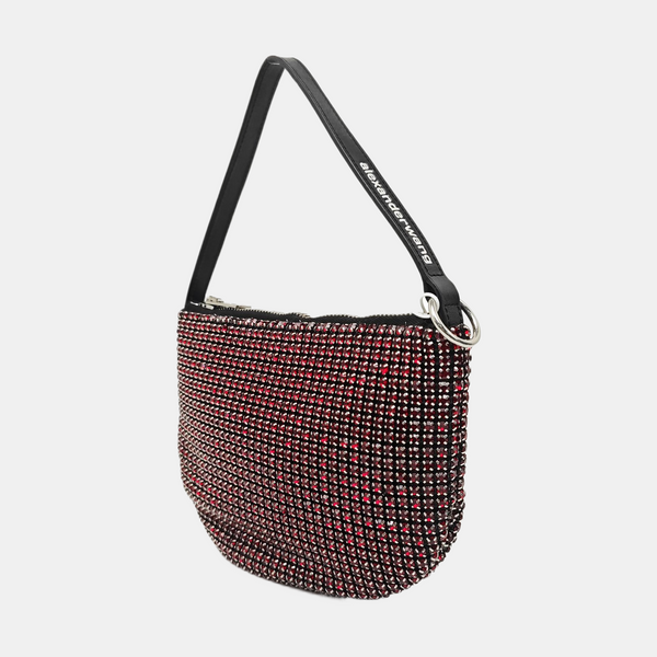 Lab-Grown Diamond Top Handle Bag Red