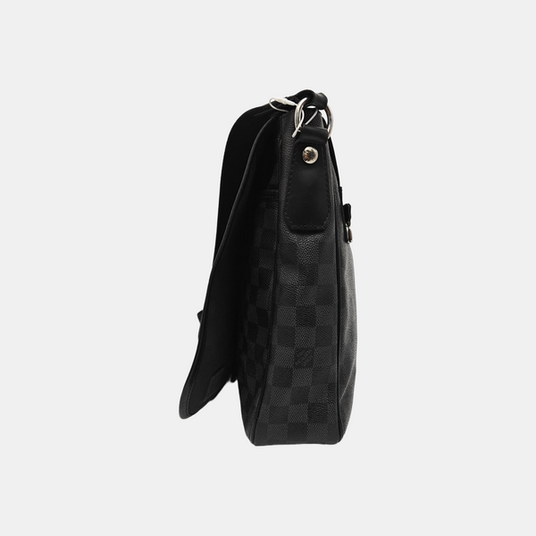 DANIEL MM Damier Graphite Coated Canvas Gray