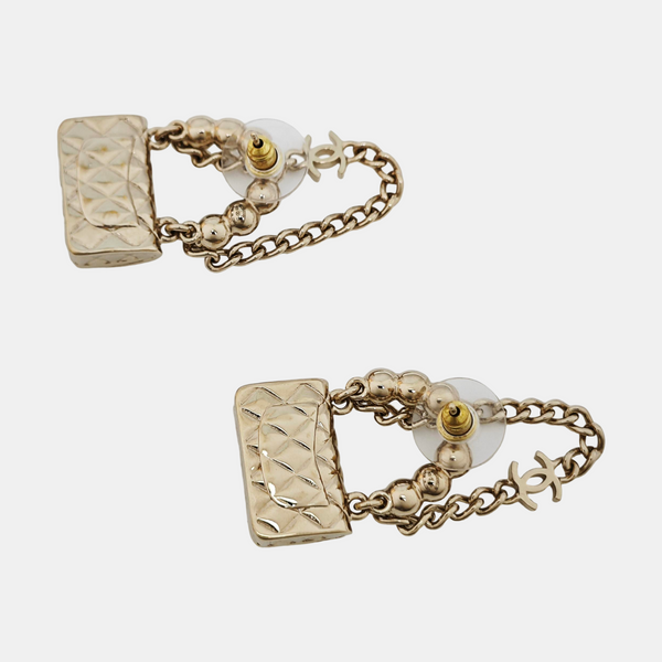 Metal Gold Stud Earrings
