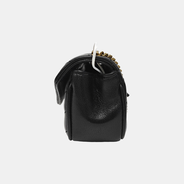 LOULOU Chevron Lambskin Black
