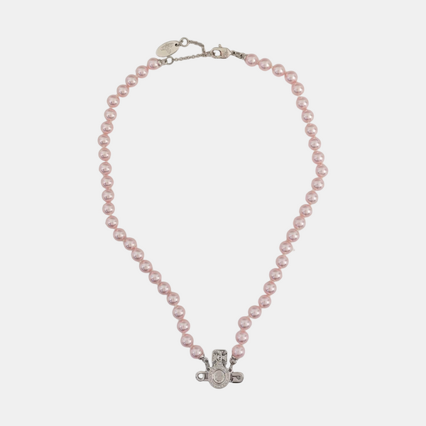 Metal Pink Necklace