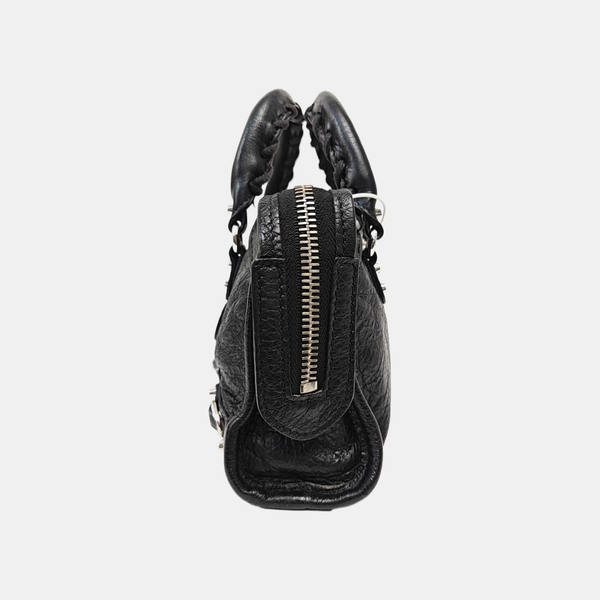 Classic Metallic Edge City Calfskin Black