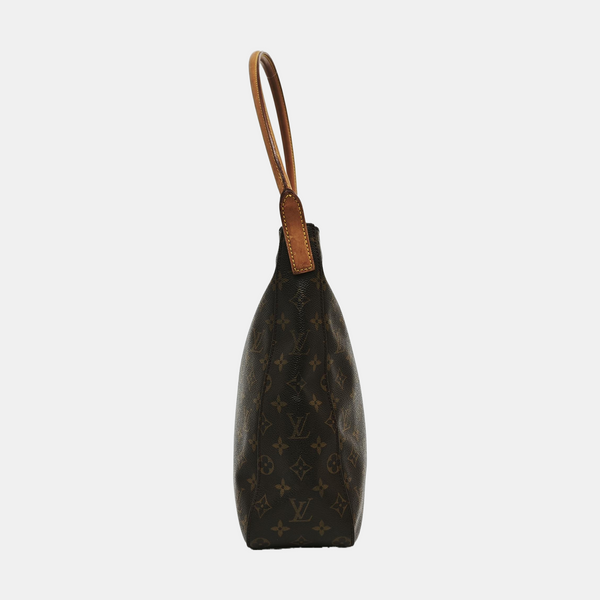 LOOPING GM Monogram Coated Canvas Brown