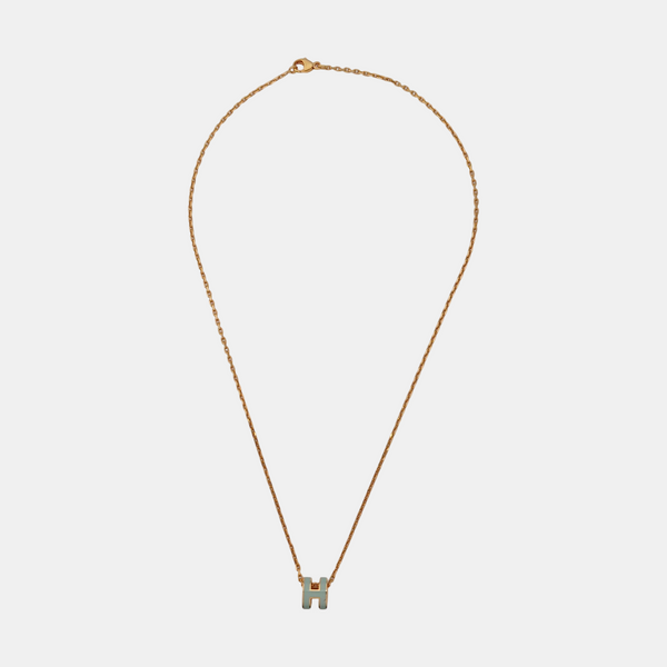 Pop H Metal Rose Gold Necklace