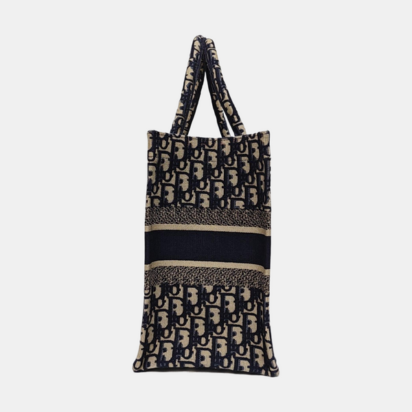 Book Tote Medium Canvas Blue