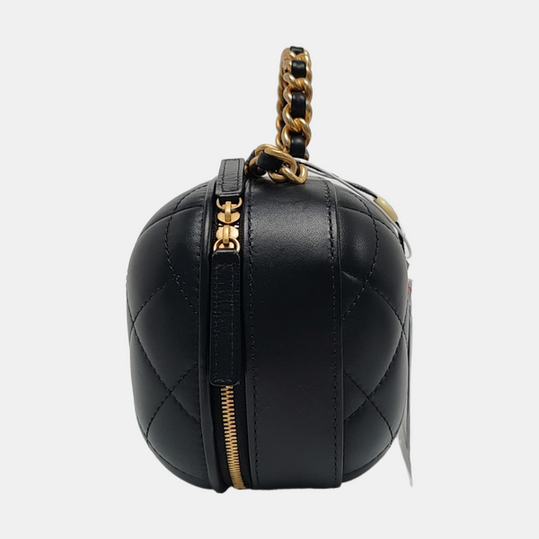 Quilted Lambskin Black