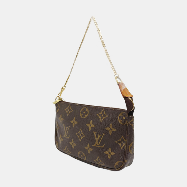 ACCESSOIRES MM Monogram Coated Canvas Brown