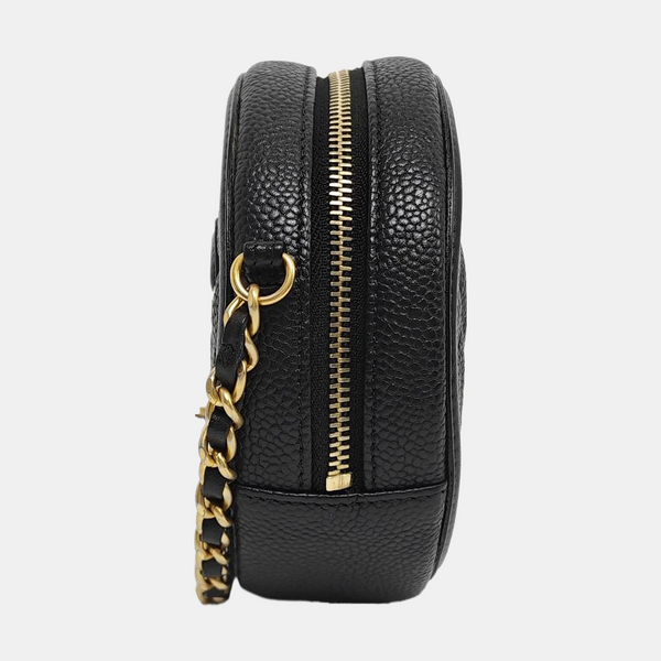 Authenticated pre-owned FILIGREE Quilted Grained Calfskin Black - Shoulder Bag at Looply