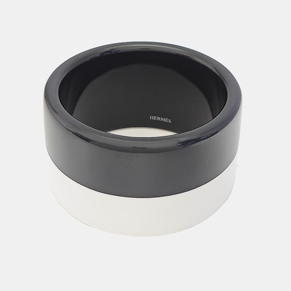Synthetic Material White Bangle