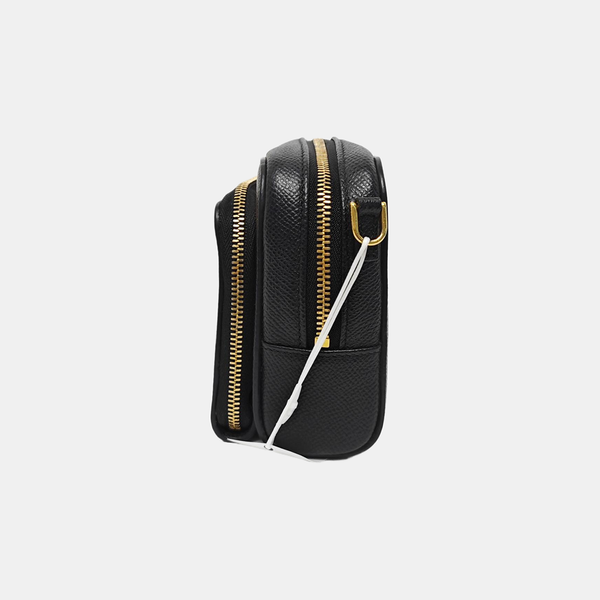 Calfskin Shoulder Bag Black