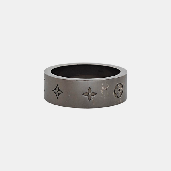 Metal Black Ring EU 62