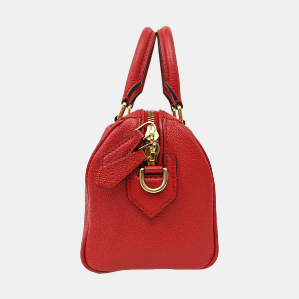 SPEEDY 20 Monogram Calfskin Red