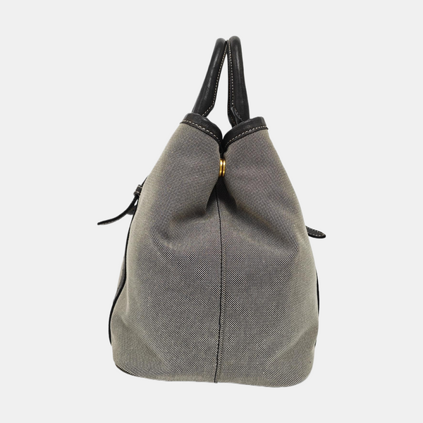 Fabric Shoulder Bag Gray