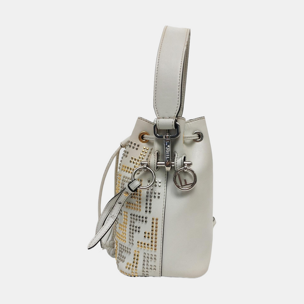 Mon Tresor Mini Calfskin White
