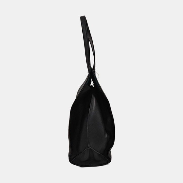 Quilted Calfskin Tote Bag Black