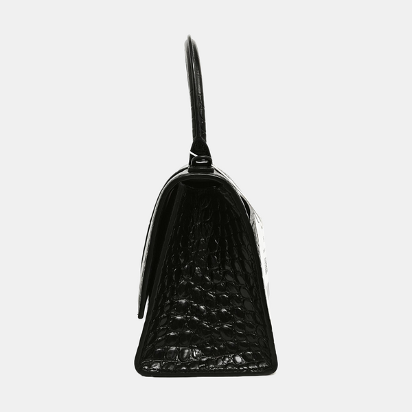 Hourglass S Calfskin Black