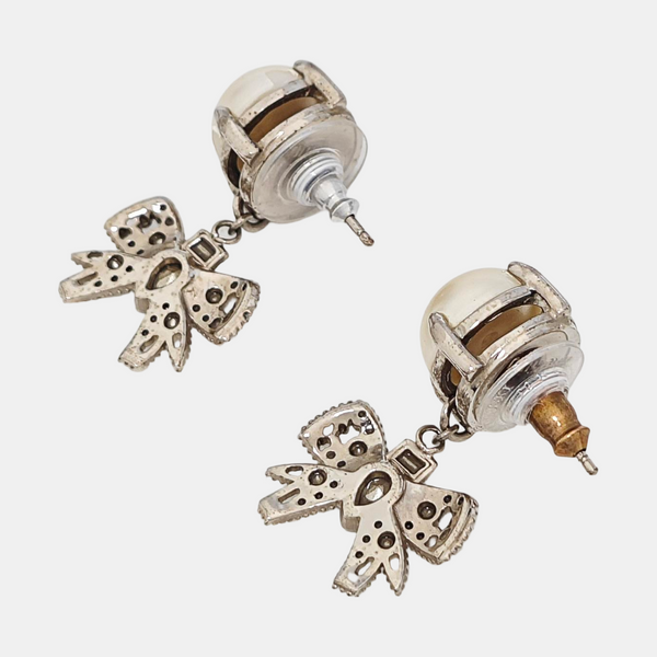 Metal Silver Earrings