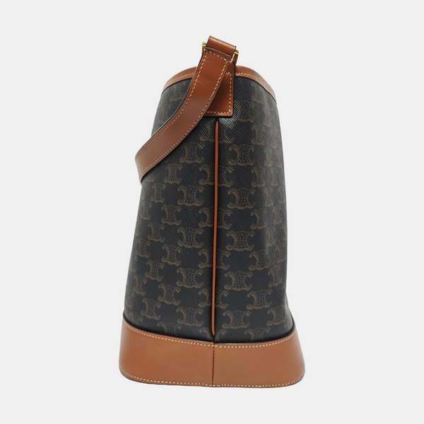 TRIOMPHE CANVAS Medium Coated Canvas Brown