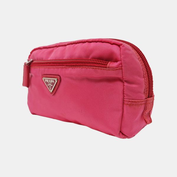 Fabric Clutch Red