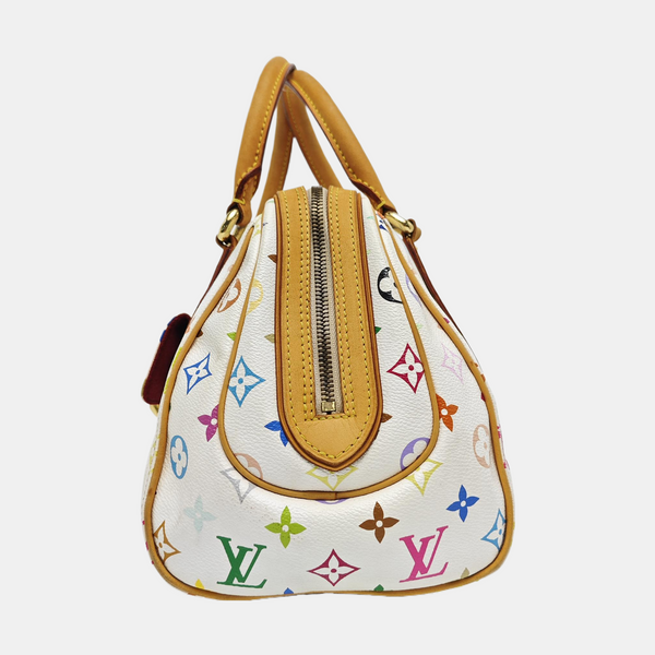 LV × TM PRISCILLA Monogram Coated Canvas White
